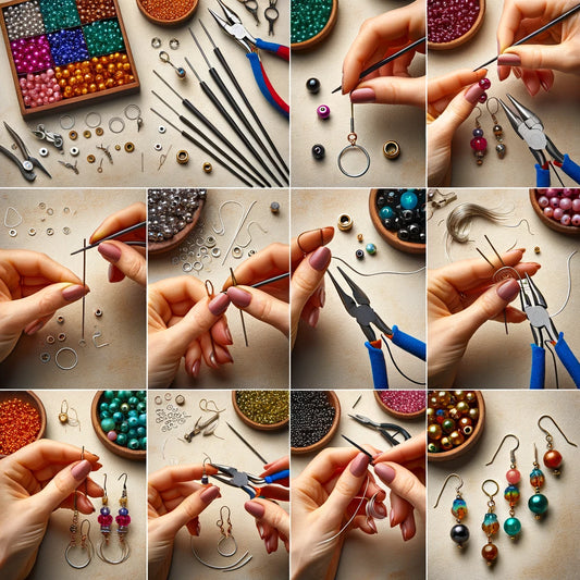 Step-by-Step Guide: Making Earrings with Basic Techniques