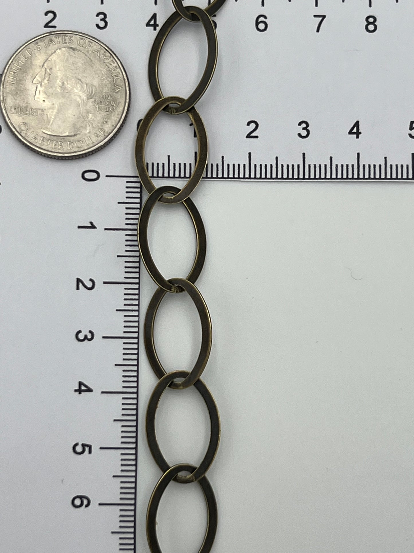 12x20mm Antique Bronze Oval Link Chain Priced Per Foot