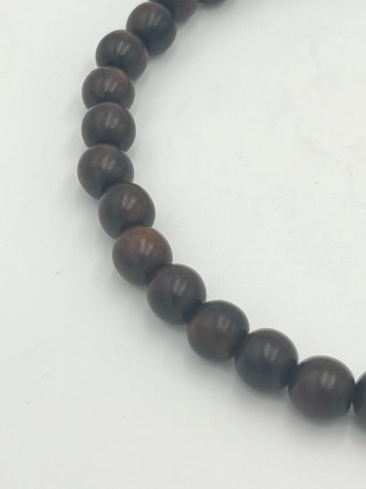 Ebony Wood Beads 10mm 1 Strand (40cm)