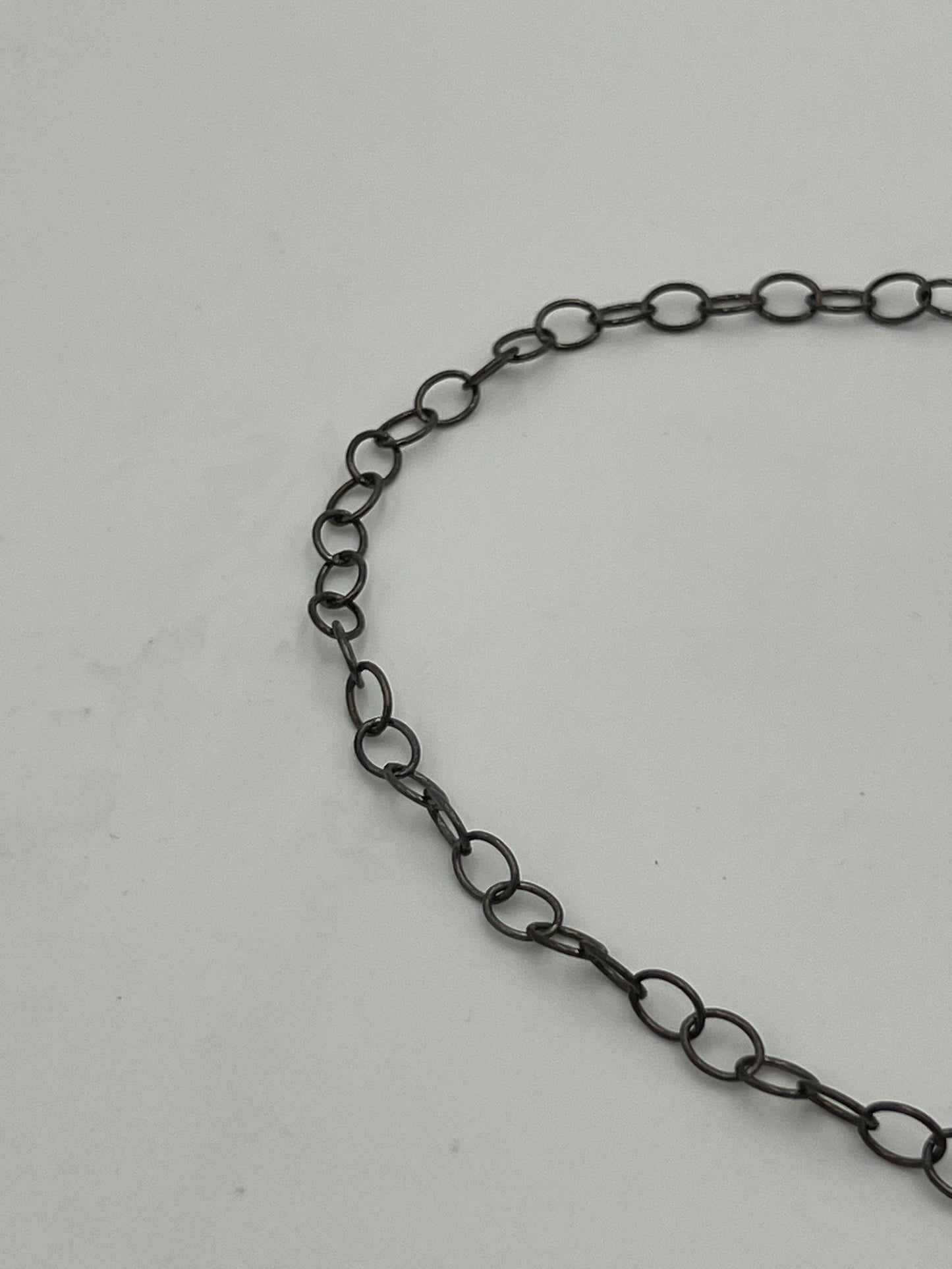 4x6mm Black Oval Link Chain Priced Per Foot