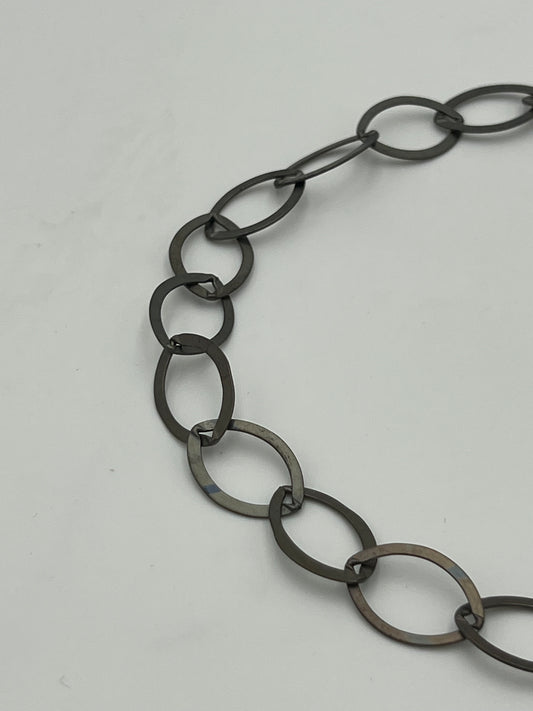 12x20mm Gunmetal Oval Link Chain Priced Per Foot