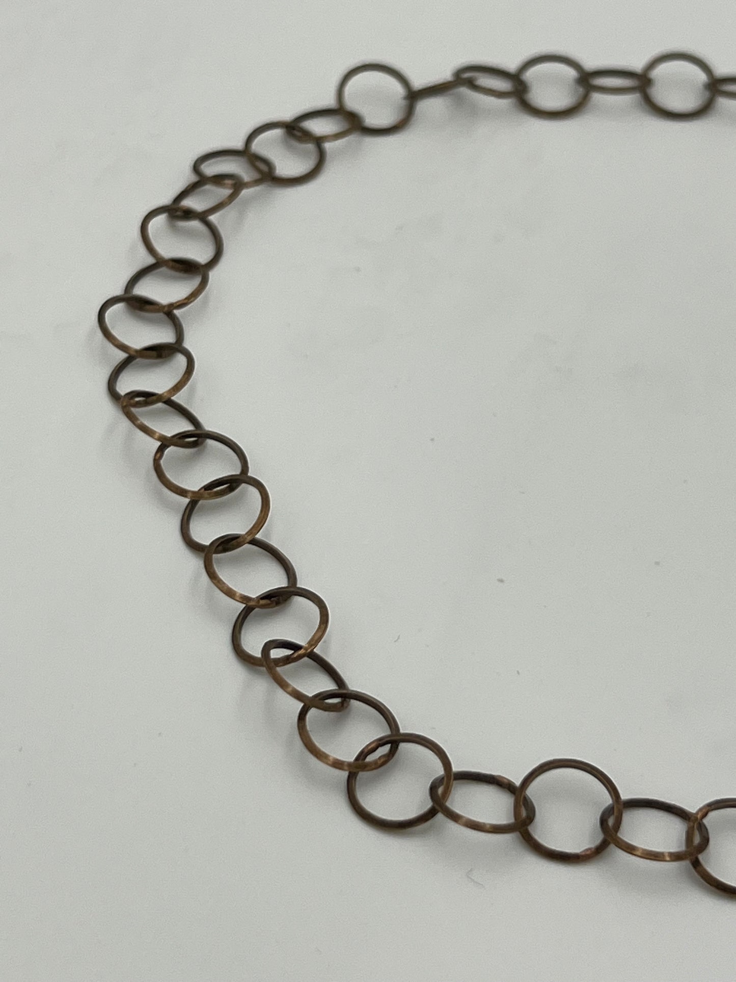 10mm Antique Brass Italian Chain Round Beveled Link e-coat Priced Per Foot