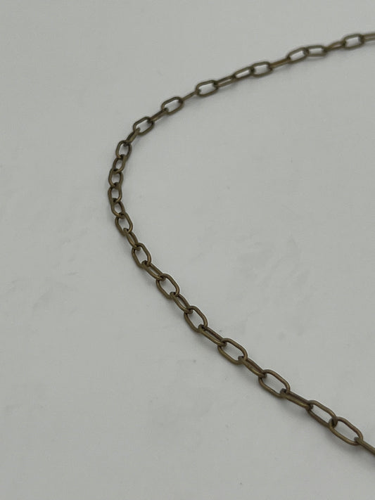 3x6mm Antique Brass Oval Chain Priced Per Foot