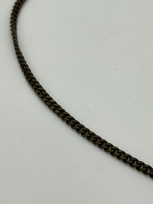 3mm Antique Brass Cuban Chain Priced Per Foot