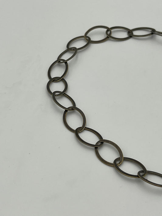 12x20mm Antique Bronze Oval Link Chain Priced Per Foot