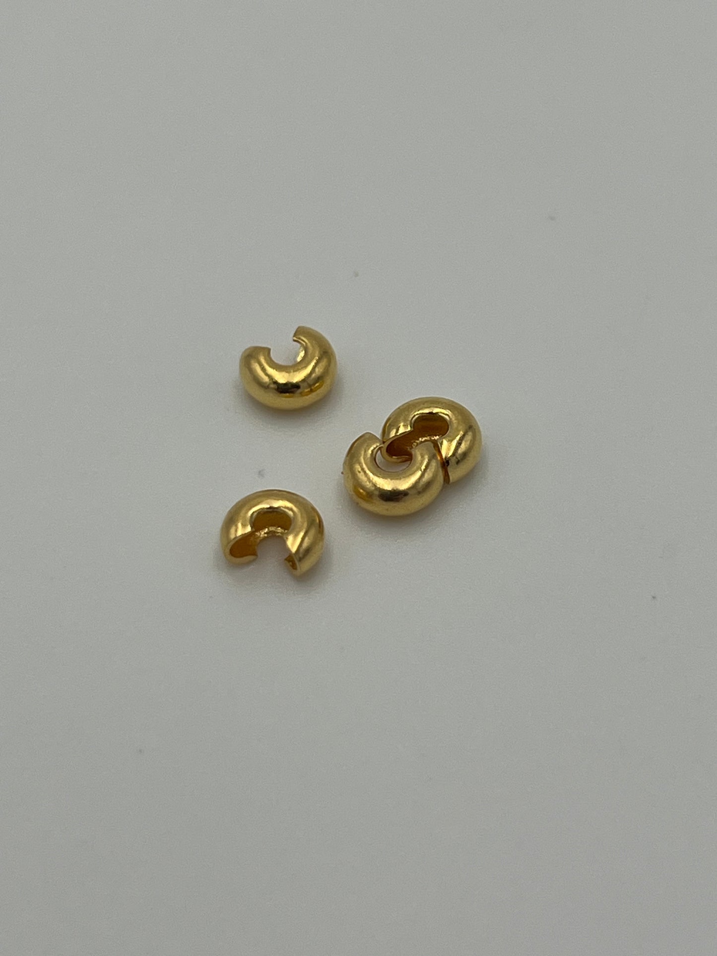4mm Goldplated Crimp Cover 144 Pack