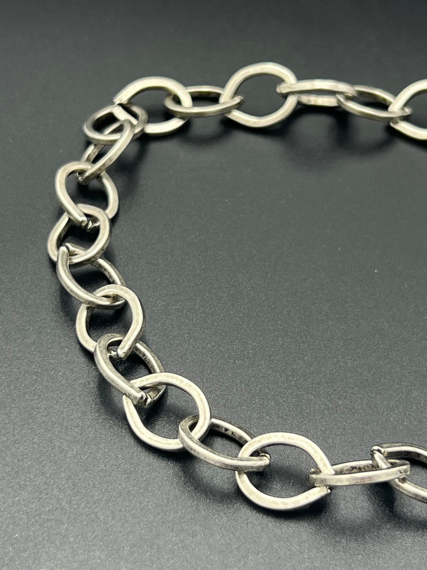 15x11mm Antique Silver Plated Oval Link Chain Priced Per Foot