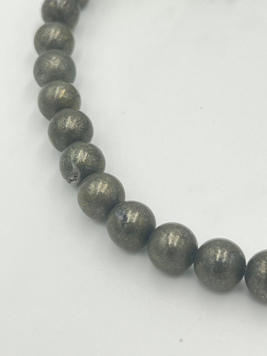 Pyrite Beads 10mm 1 Strand (40cm)