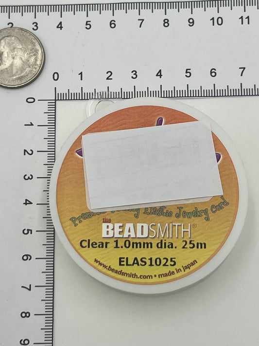 Elastoma Clear 1mm Dia. 25 Meters
