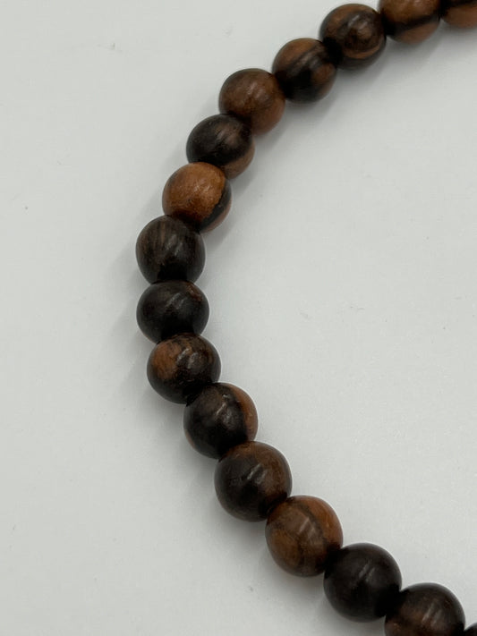 10mm Ebony Wood Beads 1 Strand (40cm)
