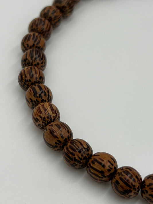 Palmwood Round 10mm Beads 1 Strand (40cm)