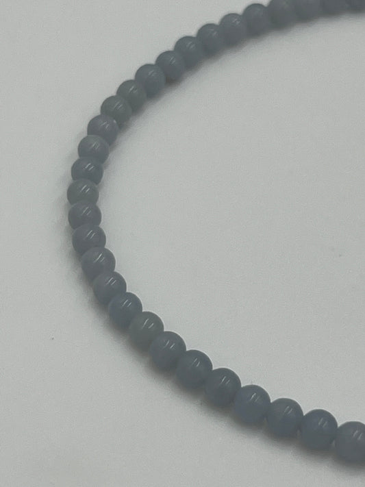 4mm Angelite Beads 1 Strand (40cm)