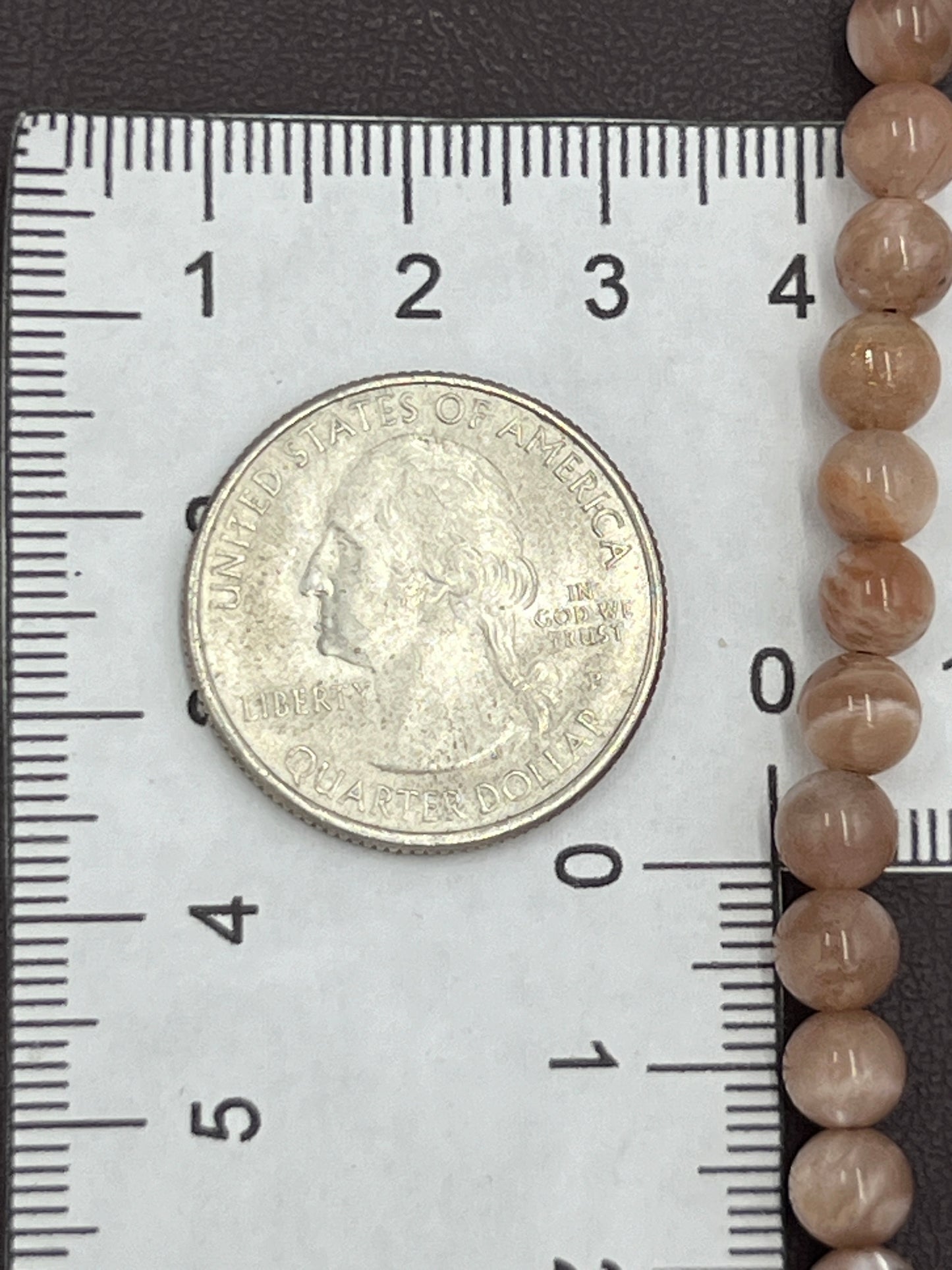 6mm Moonstone Beads 1 Strand (40cm)