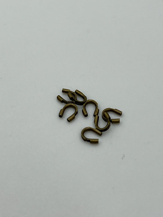 Wire Protector Antique Brass 144pcs