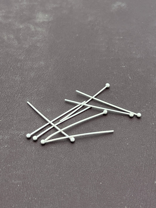 24 Gauge 1 1/8 inch Headpin With Ball (About 850 In A Pack)
