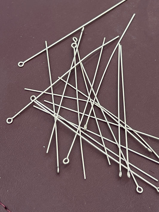 3 Inch Nickle Plated Eyepin 100 Pack