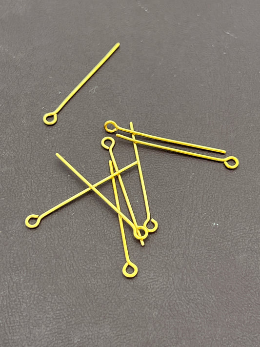 1.25 Inch Goldplated Eyepin 275 Pack
