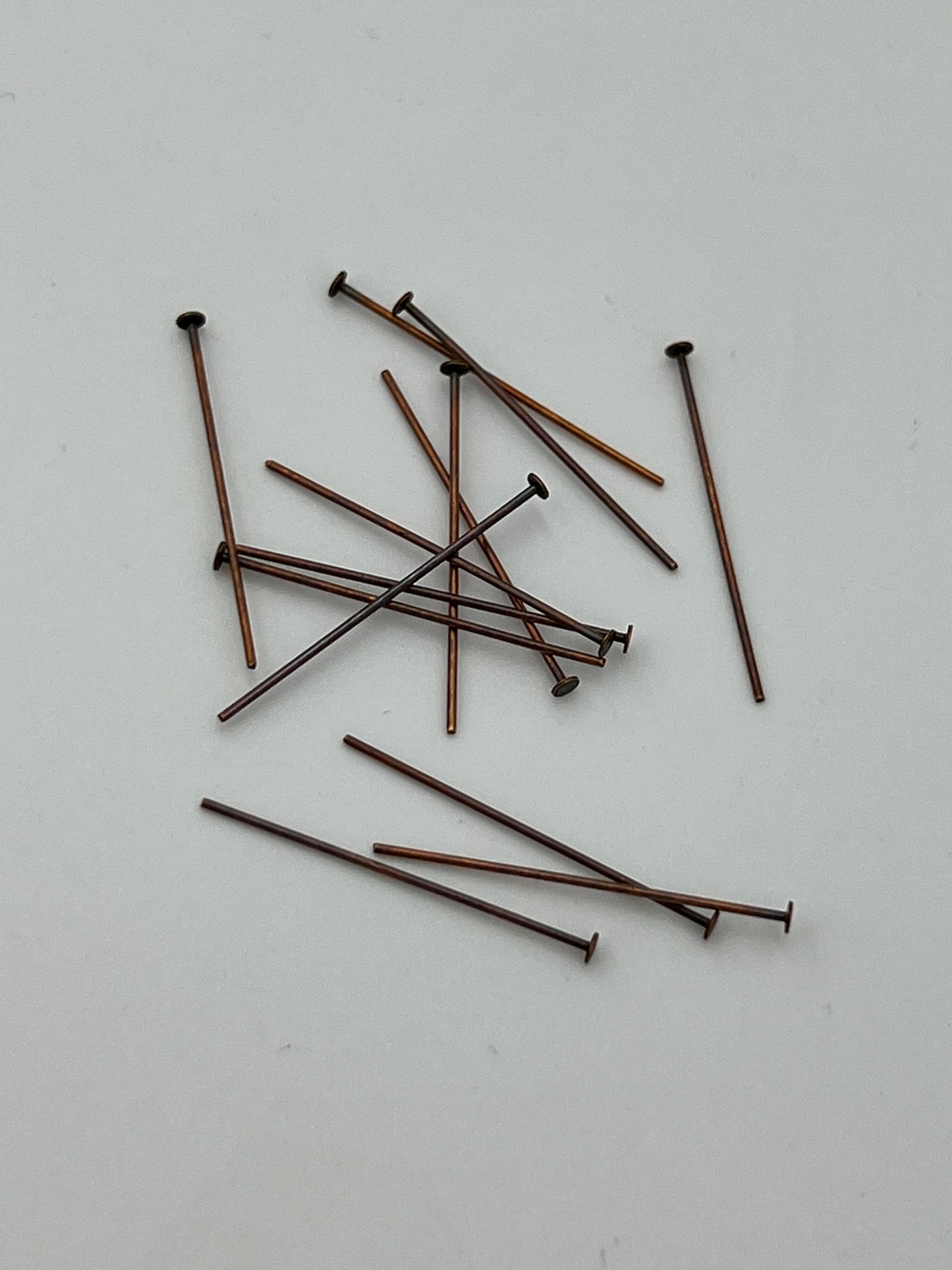 Headpin Antique Copperplated Thin 1 Inch 1 Oz