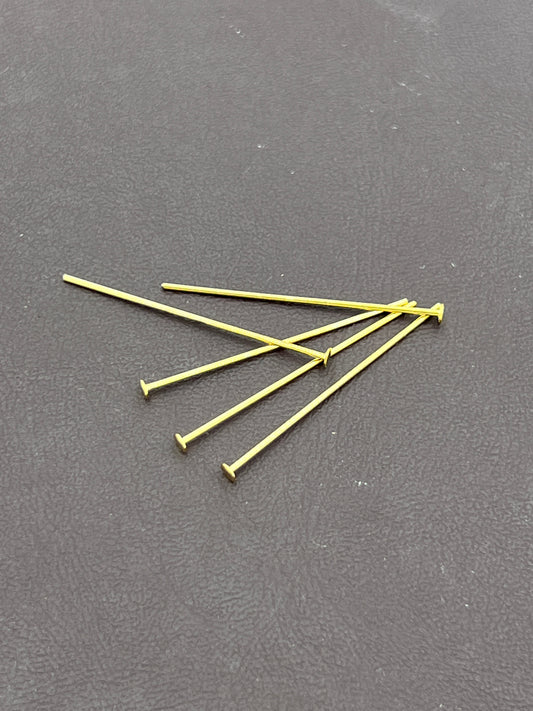 Headpin Gold Plated 1.25 Inches 1 Oz