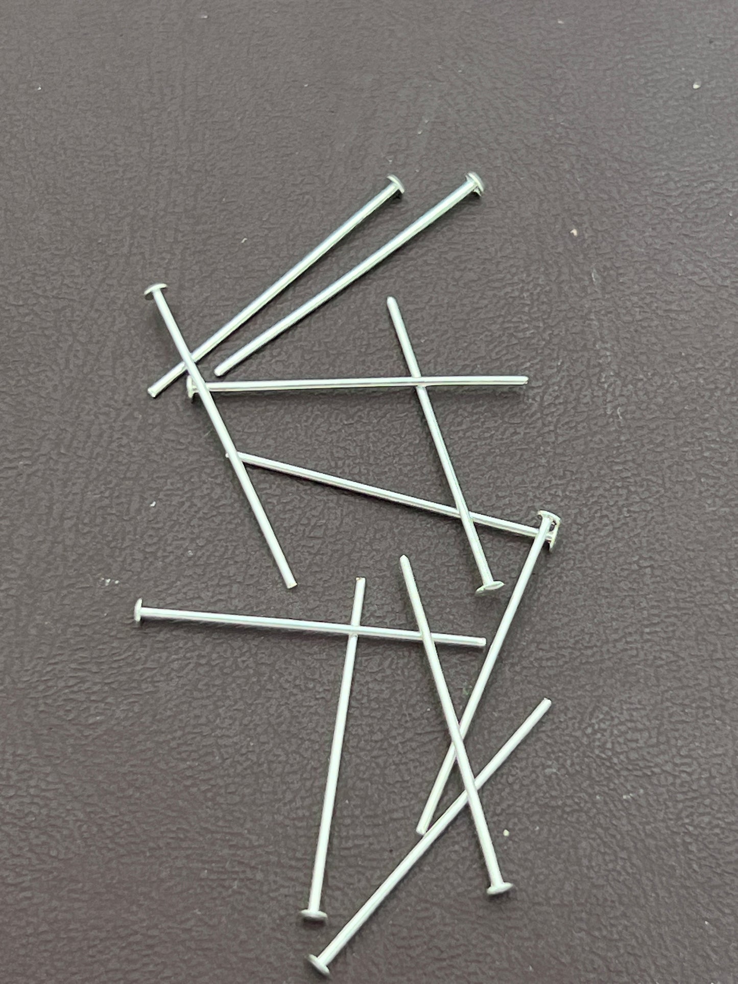 Headpin .029 Dia 1 Inch Silverplated 144 Pack