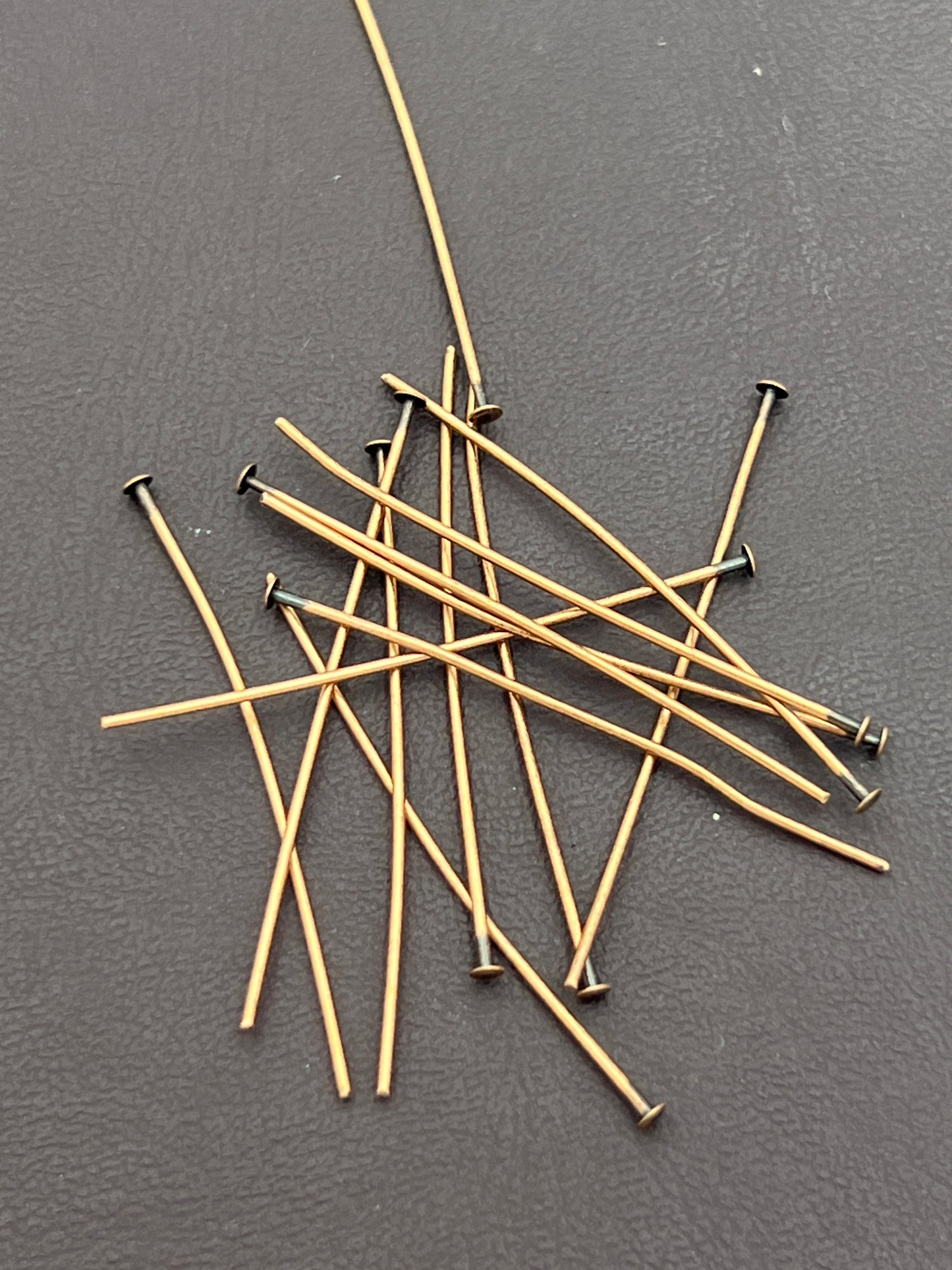 Headpin .029 Dia Antique Copperplated 1.5 Inch 144 Pack