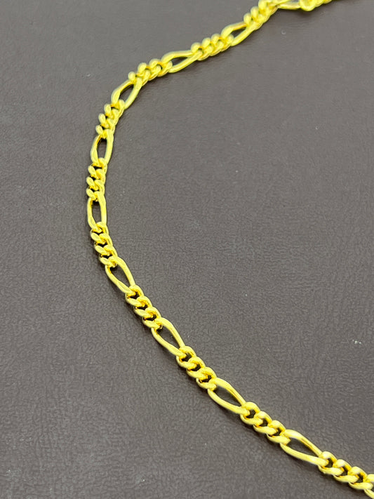 7x3mm Gold Small Link Curb Chain Priced Per Foot