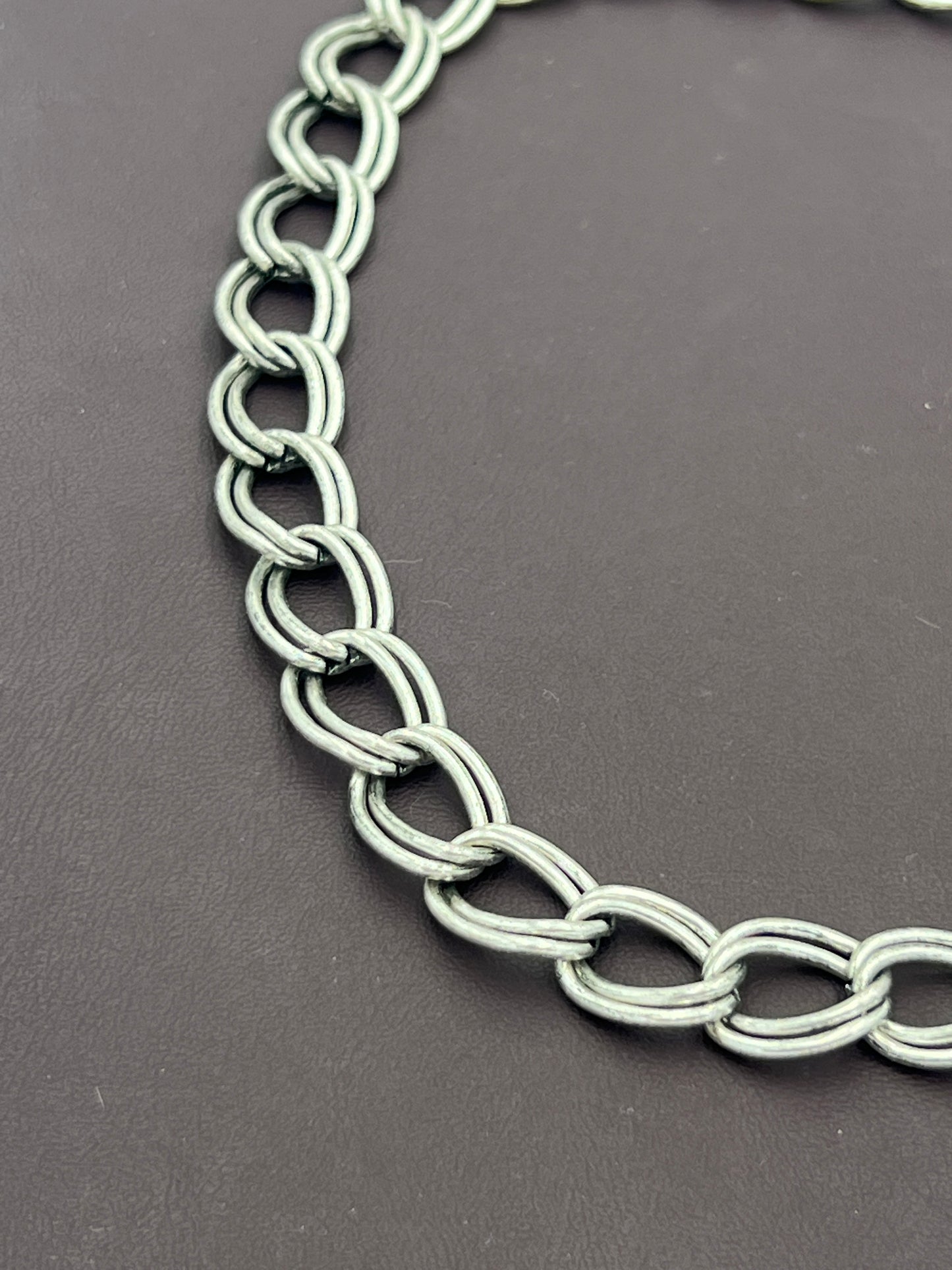 Antique silver 12mm Double Link Curb Chain Priced Per Foot