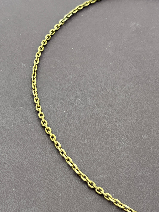 Di-Cut Antique Brass Chain