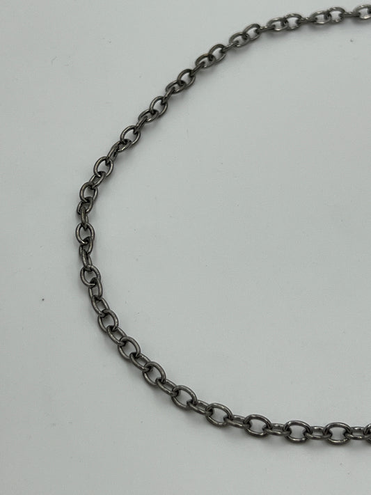 Link Chain 5x6mm Gunmetal Priced Per Foot