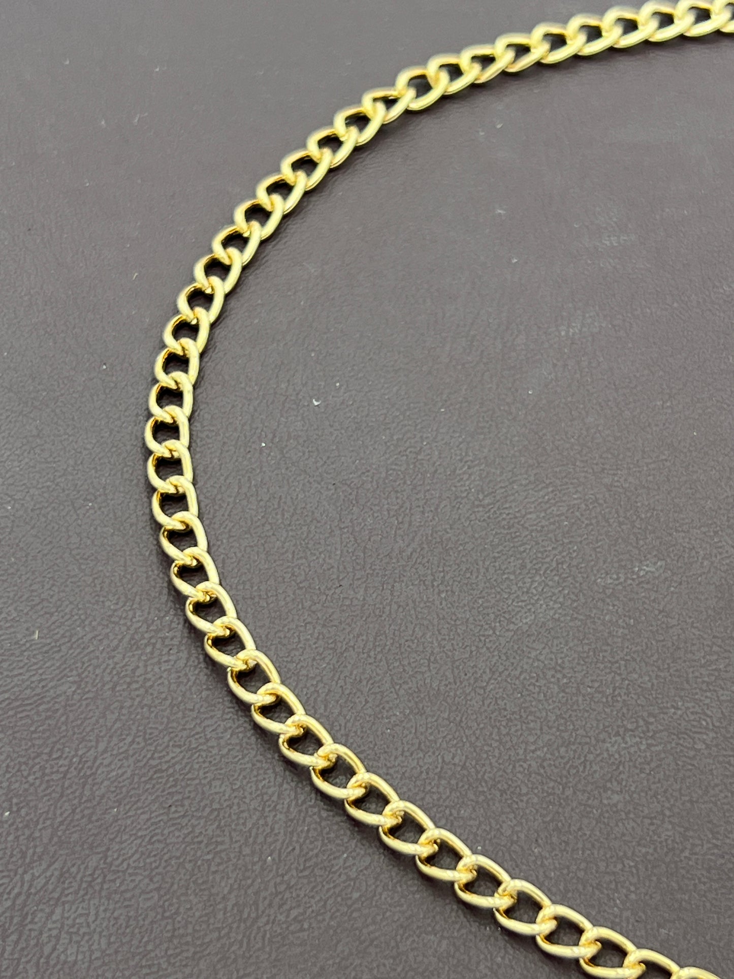 Curb Chain 5x6mm Lightweight Goldplated Priced Per Foot