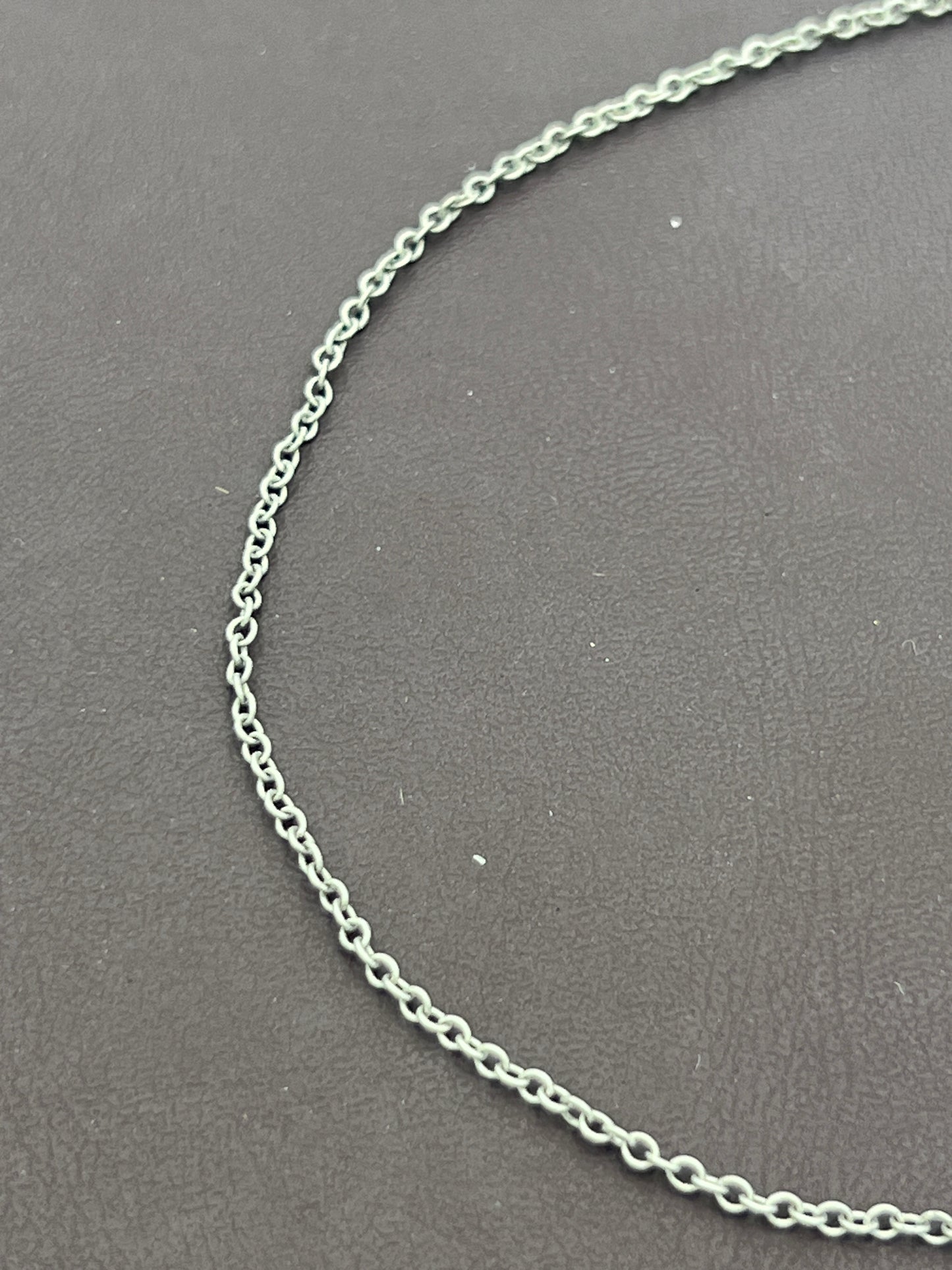 2mm Linked Chain Antique Silverplated