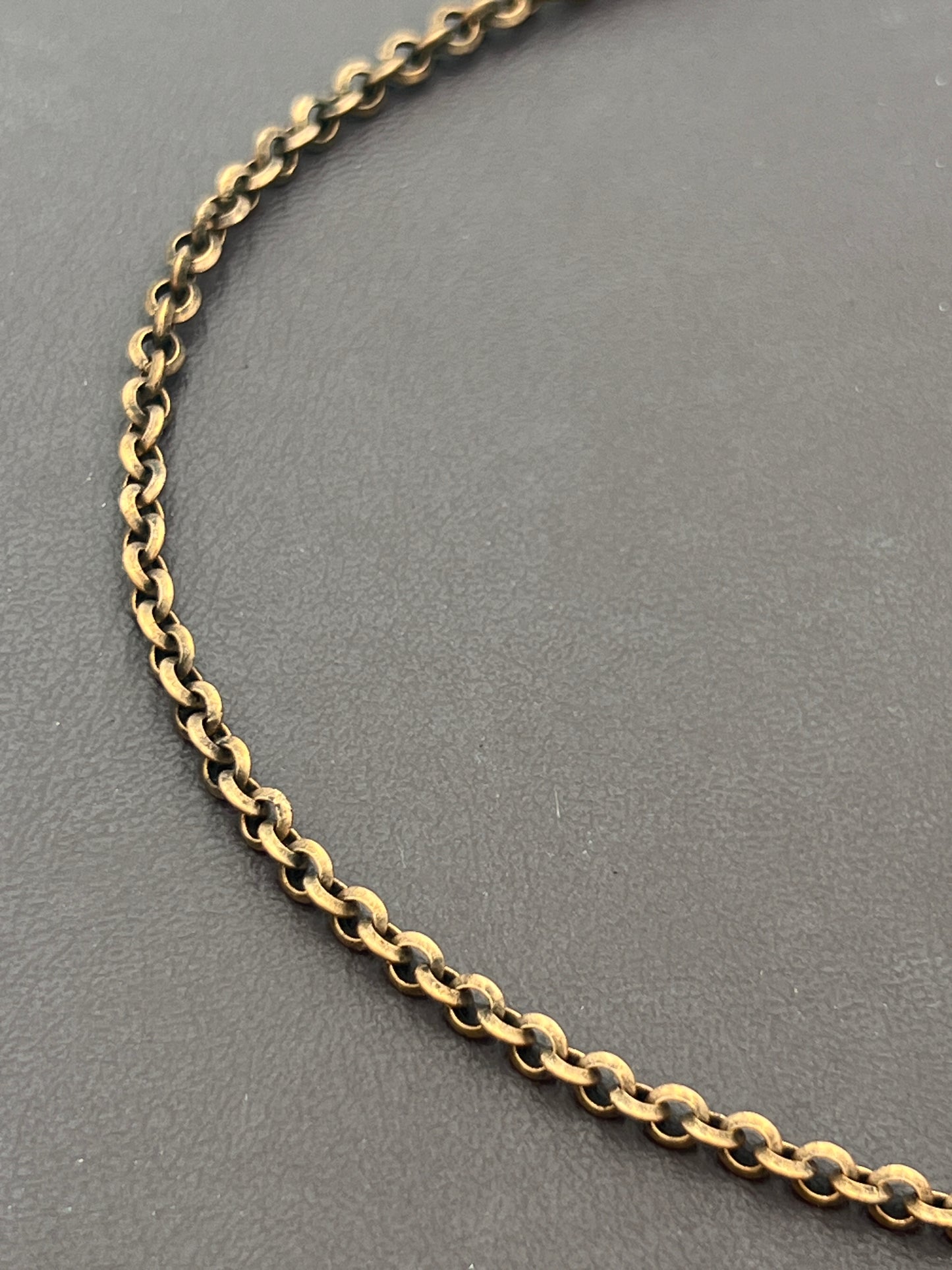 Antique Copper Finish Plated Rolo Chain