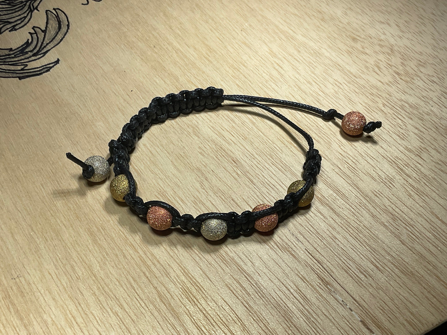 Rope and Stardust Beaded Bracelet