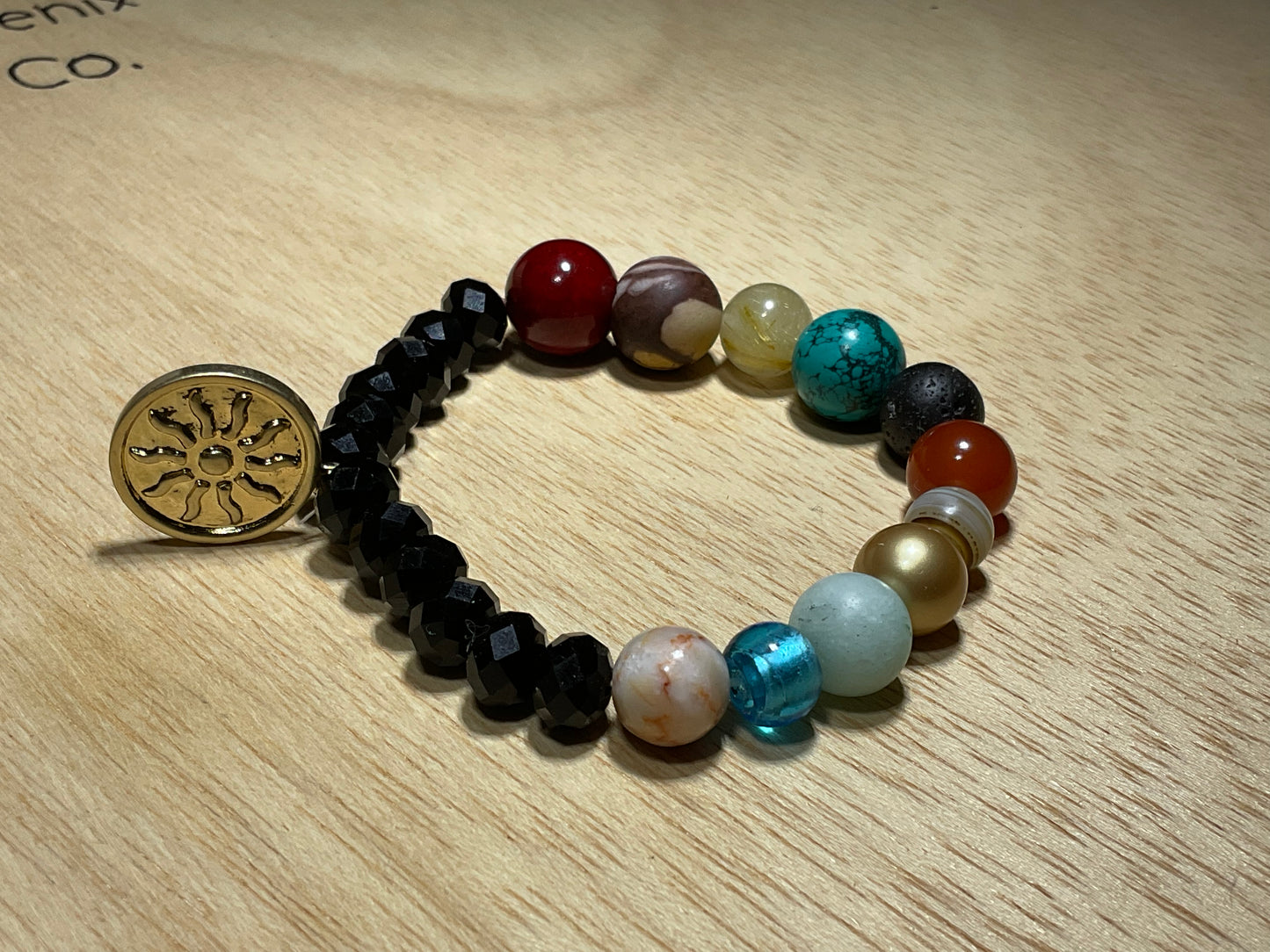 Cosmic Solar-system Gemstone Bracelets