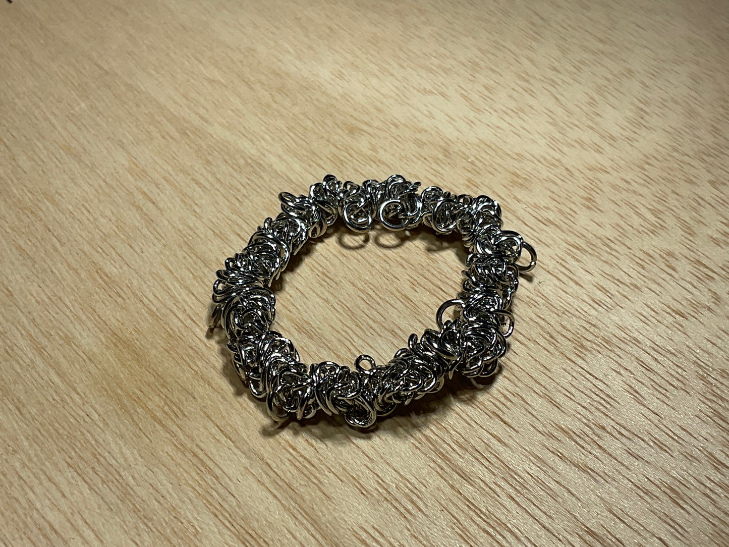 Silverplated Stretch Chain Bracelet