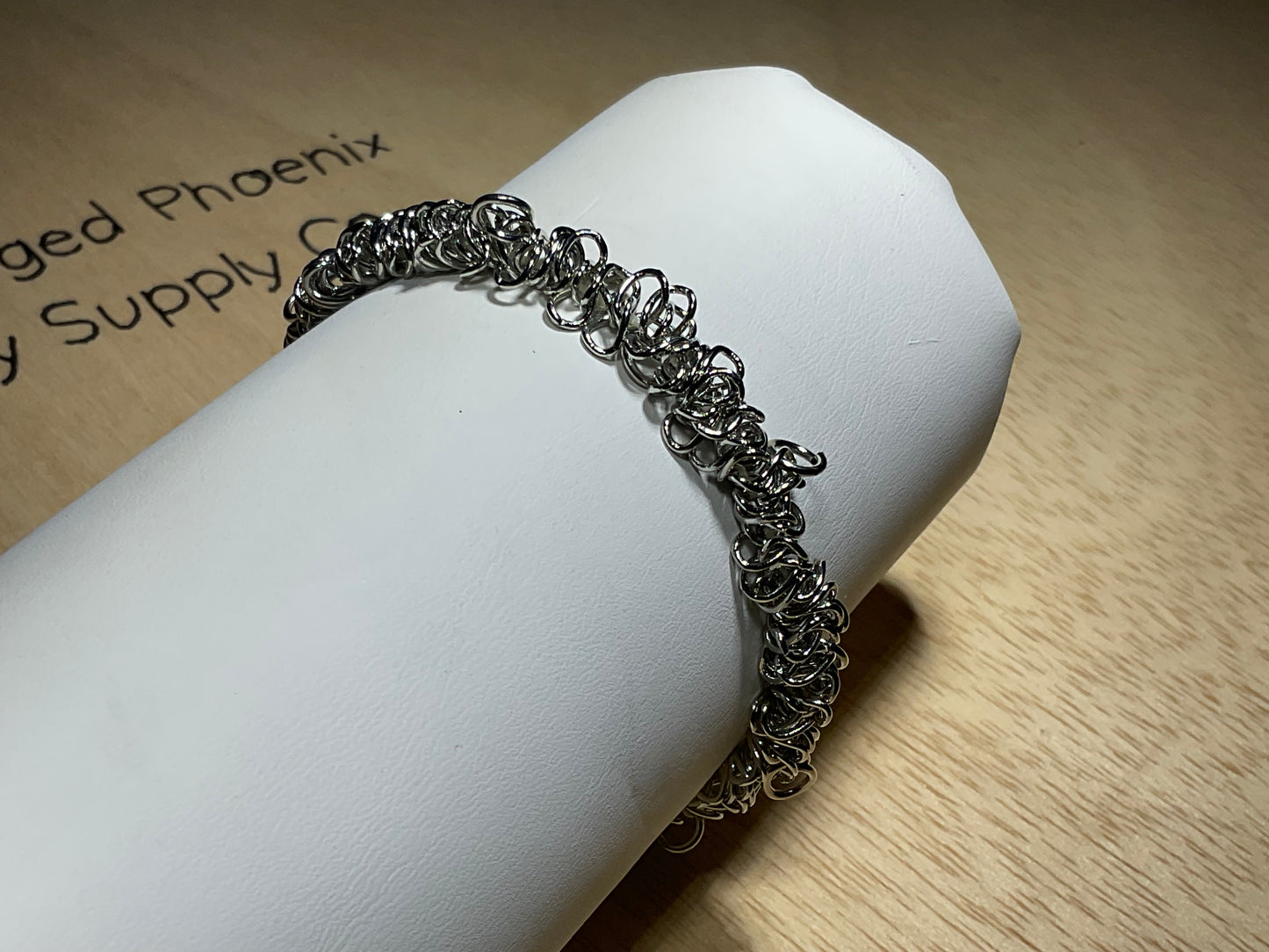 Silverplated Stretch Chain Bracelet