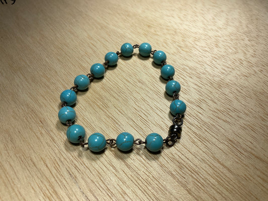 Impression Turquoise Chained Bracelet