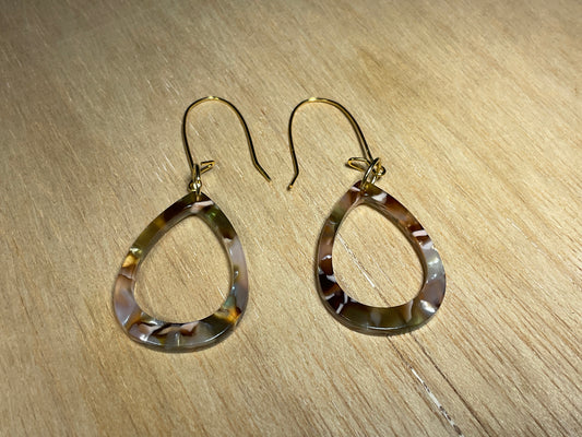 Acrylic Loop Earrings