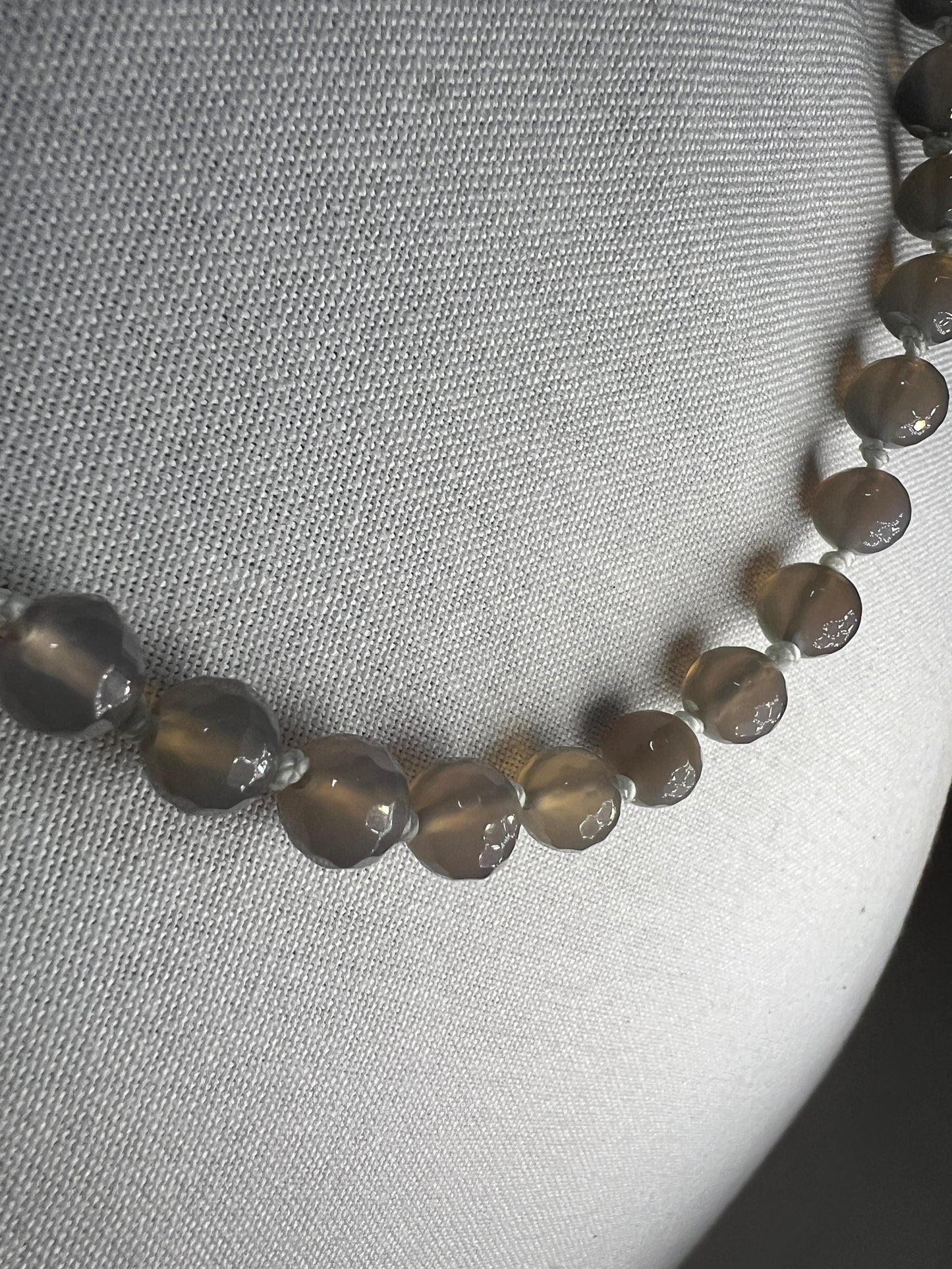 Knotted Smoky Quartz Necklace